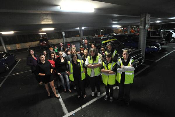 Wildlife rescue supporters gathered for a peaceful protest after a kangaroo was mutilated in the inner-city Coles car park on Friday night. 