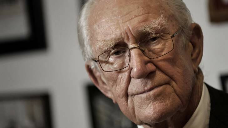 Former prime minister Malcolm Fraser has joined with religious leaders in urging restraint over Syria. Photo: Justin McManus JZM