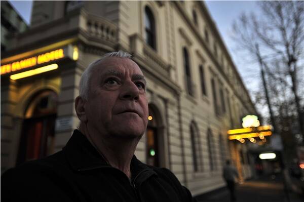 Phil Geri, who first came into contact with ASIO outside the City Family Hotel.