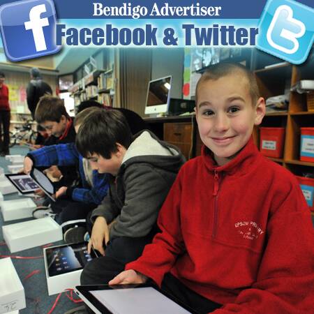 TOOL: Epsom Primary School students learn how to use their iPads. Picture: BILL CONROY