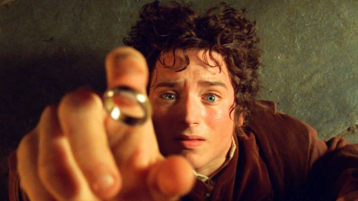 Elijah Wood as Frodo Baggins.