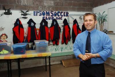 HOPEFUL: Epsom Soccer Club president Thomas Cybula talks about Epsom Recreation Reserve.