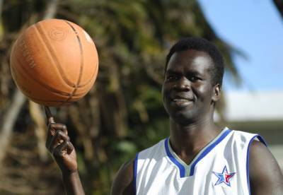 SETTLED: Raiders basketballer Bol Deng is settling in quickly to life in Castlemaine.