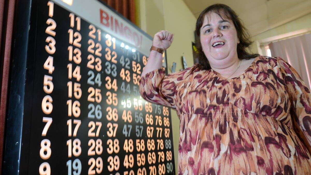 EXCITED: Bendigo Community Bingo Centre manager Kelly Creely. Picture: BLAIR THOMSON