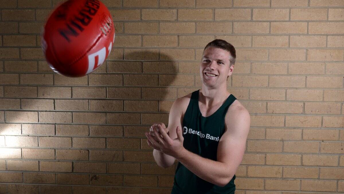 CRUCIAL WEEK: Jake Stringer is keen to perform strongly at the AFL draft camp at Etihad Stadium this week. Picture: JIM ALDERSEY