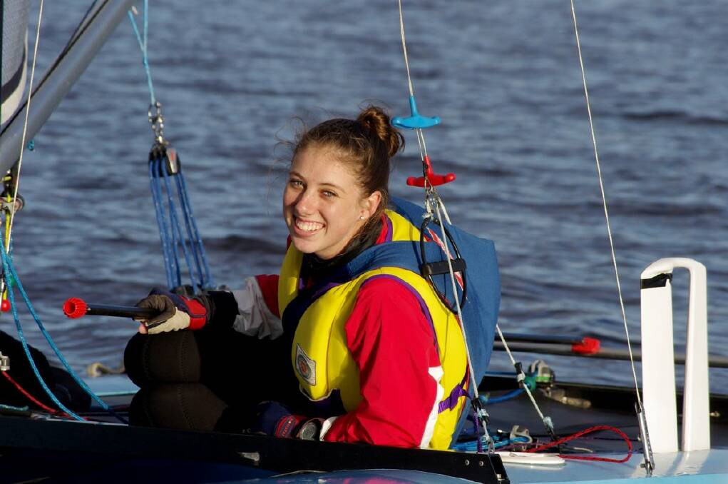 ADVENTUROUS: Sailing enthusiast Sarah Floyd.