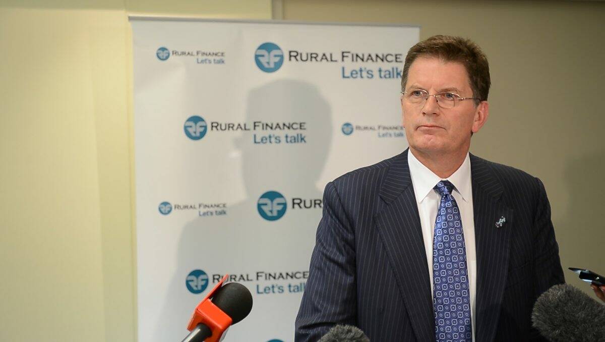 ASSISTANCE: Premier Ted Baillieu addressed the media in Bendigo yesterday after the collapse of Banksia Securities. Picture: FAIRFAX