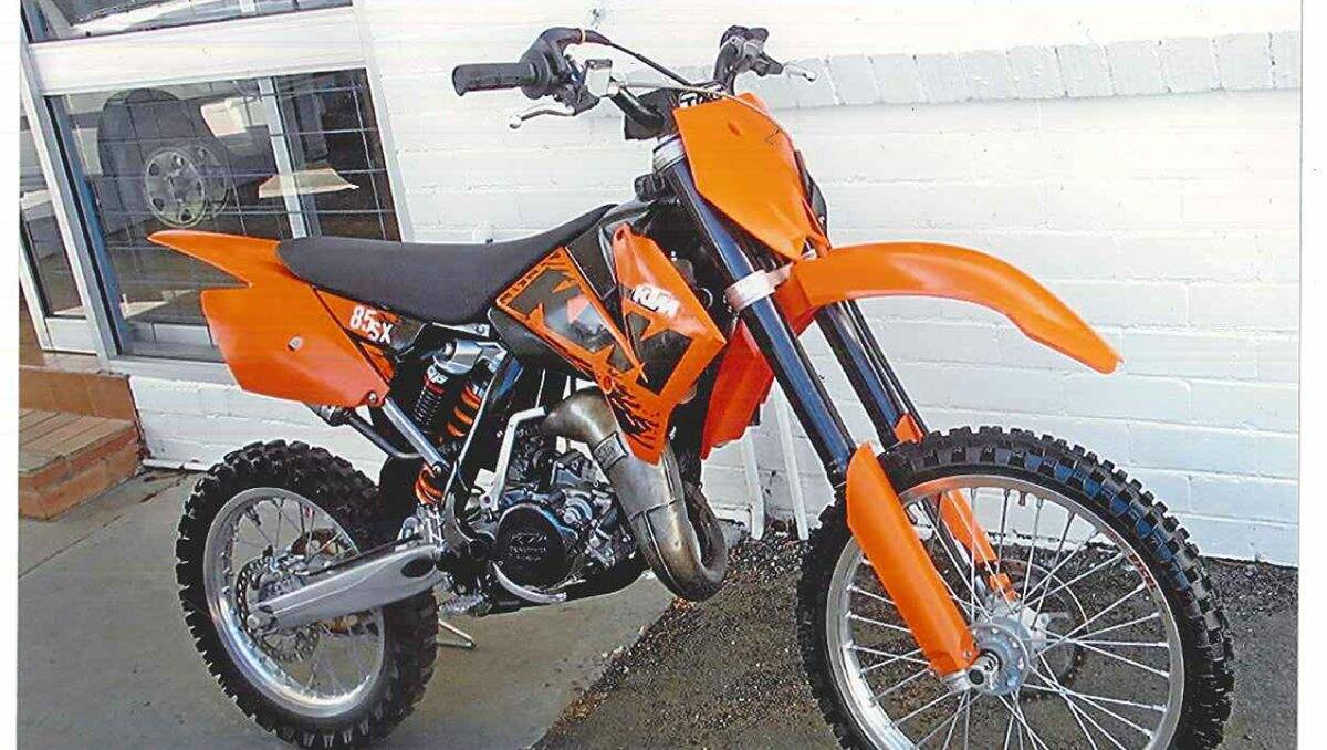 Stolen: This bike was stolen from Condon Street Motors on Monday. 