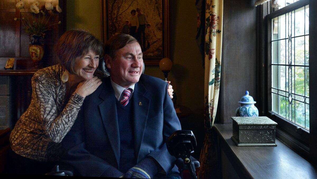 Alison and Rod Campbell work seamlessly together after 39 years of marriage. Picture: BRENDAN McCARTHY