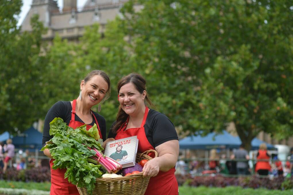 Ministry of Food team members Jane Grylls and Michelle Matusch. 