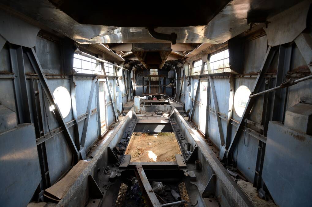 The locomotive's current interior. Picture: Jim Aldersey