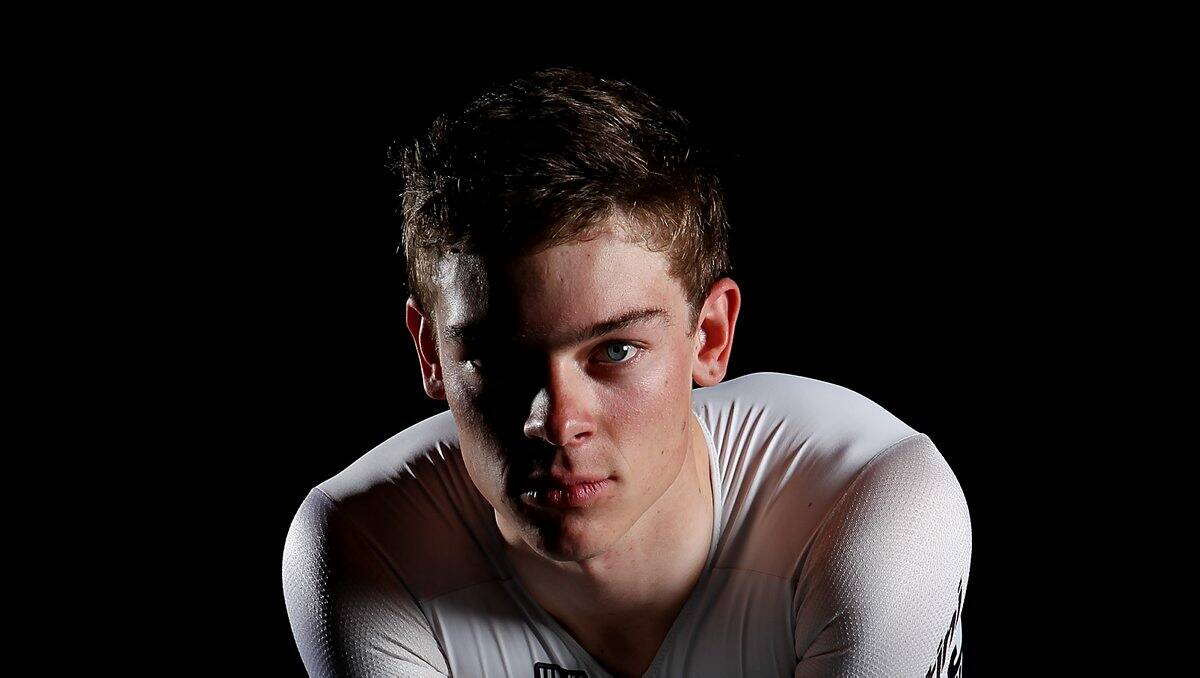 YOUNG GUN: Alex Edmondson in his London Olympics cycling colours.  Picture: GETTY