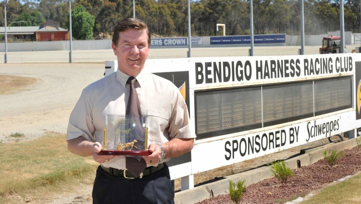 All SMILES: Bendigo Harness Racing Club general manager David Aldred. Picture: JODIE DONNELLAN
