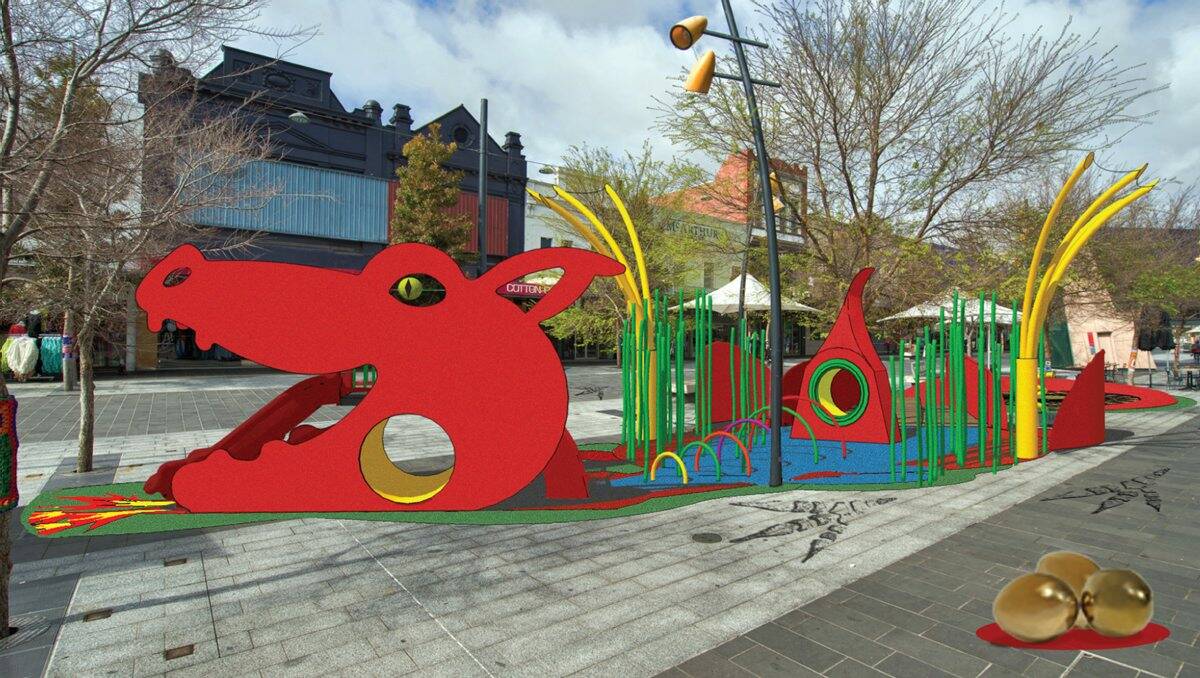 Dragon playground wins battle for Hargreaves Mall