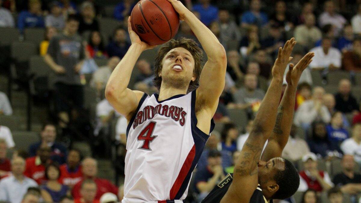 ON FIRE: Matthew Dellavadova has recorded more three-pointers than anyone else in St Mary’s Gaels history.