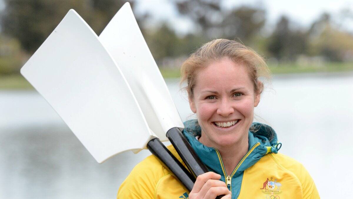 SCULLING STAR: London Olympics representative Hannah Every-Hall will be back at Lake Weeroona for the Bendigo Rowing Club's celebrations. Picture: JIM ALDERSEY