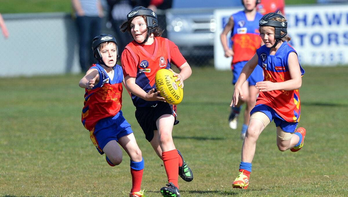 Under 12 Marong v Quarry Hill. Picture: Brendan McCarthy