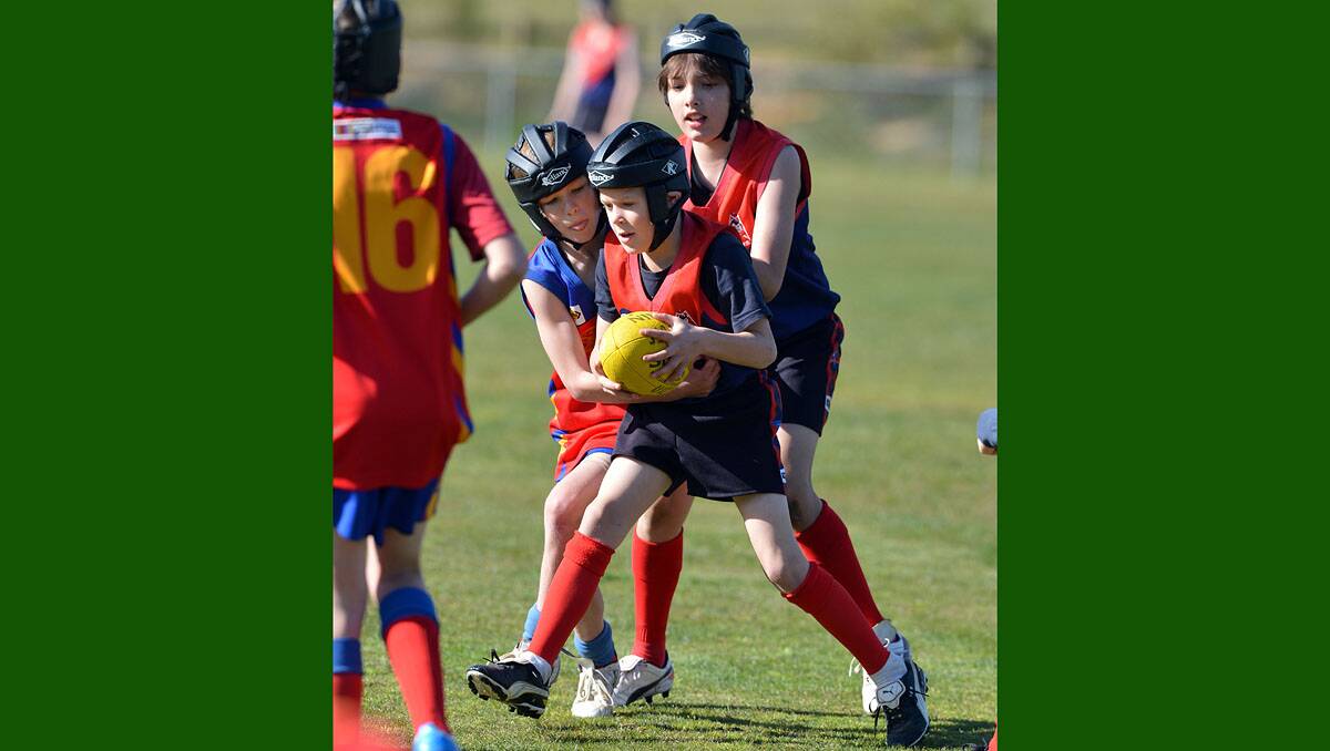 Under 12 Marong v Quarry Hill. Picture: Brendan McCarthy