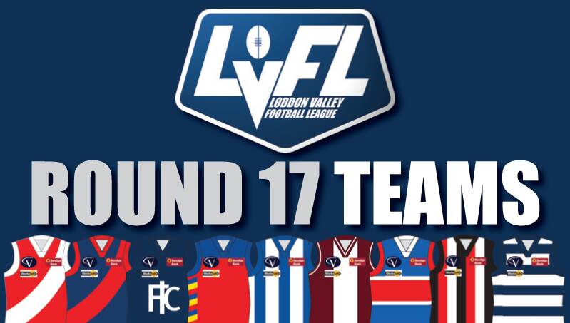 Loddon Valley Football Leauge Round 17 teams