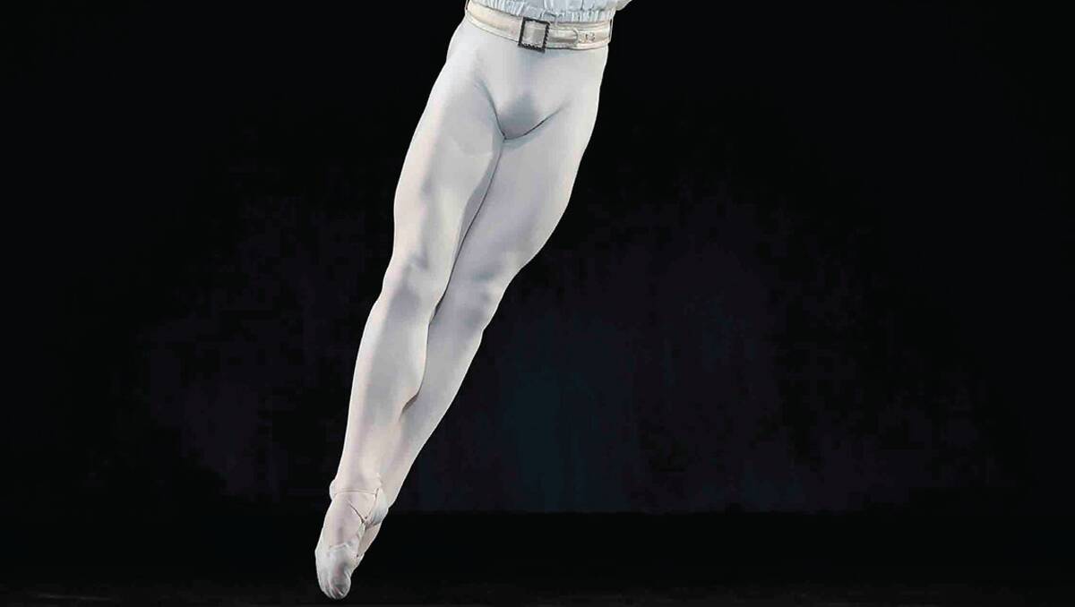 A male ballet dancer. Picture: Paul Kolnik