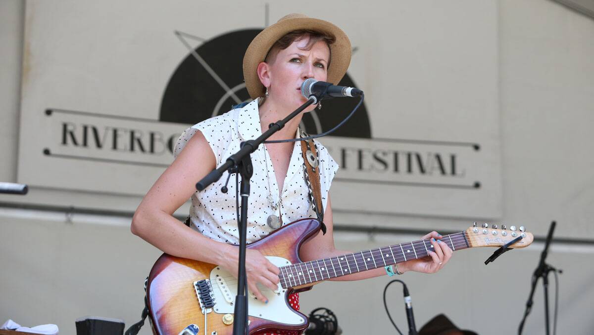 Riverboats Music Festival at Echuca. Mia Dyson. Picture: Peter Weaving