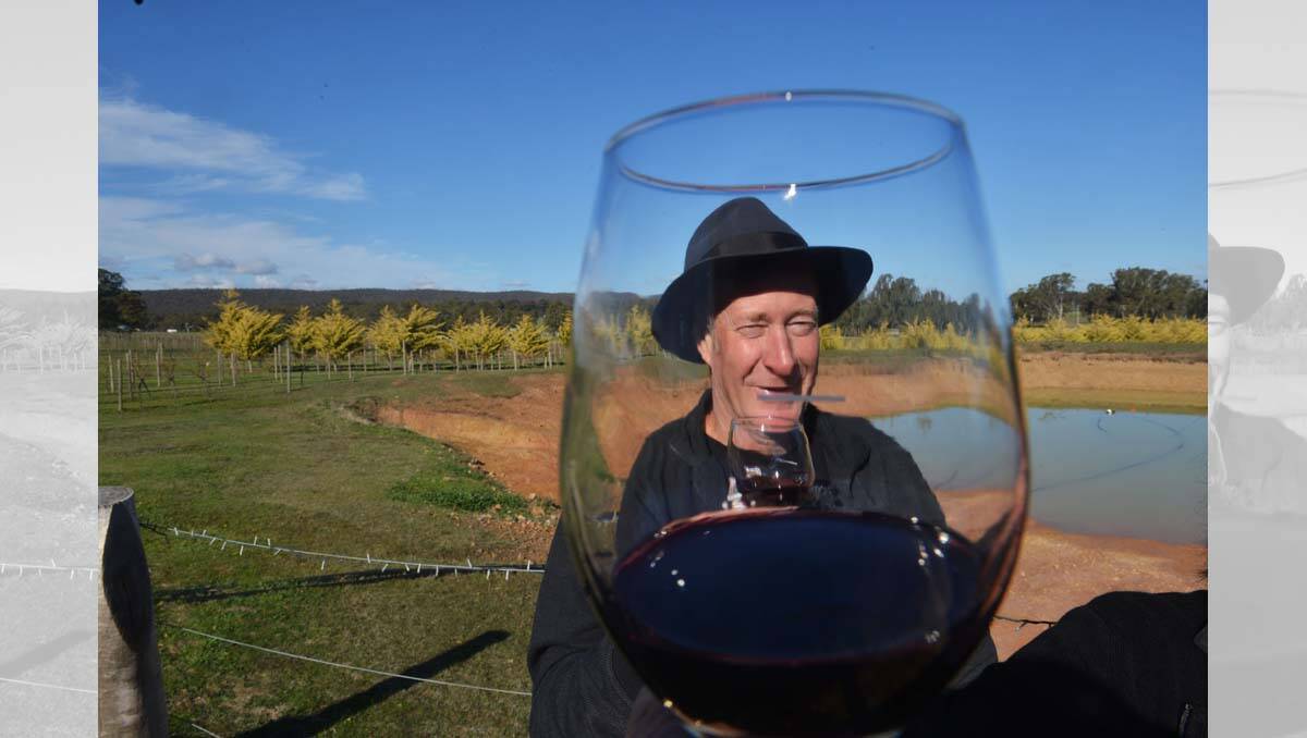 Heathcote on Show at Idavue Estate. Andy  Whytcross of Idavue Estate. Picture: Brendan McCarthy 