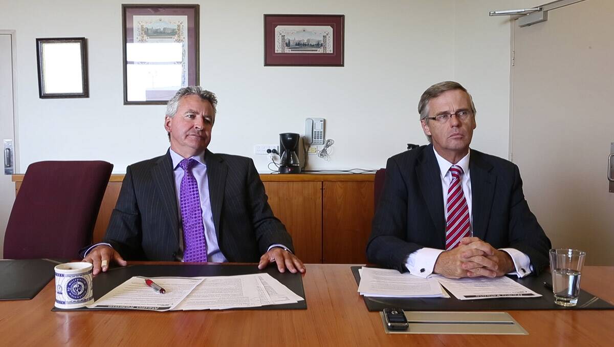 Bendigo Health chief executive John Mulder and chairman Dr Michael Langdon explain the cuts.