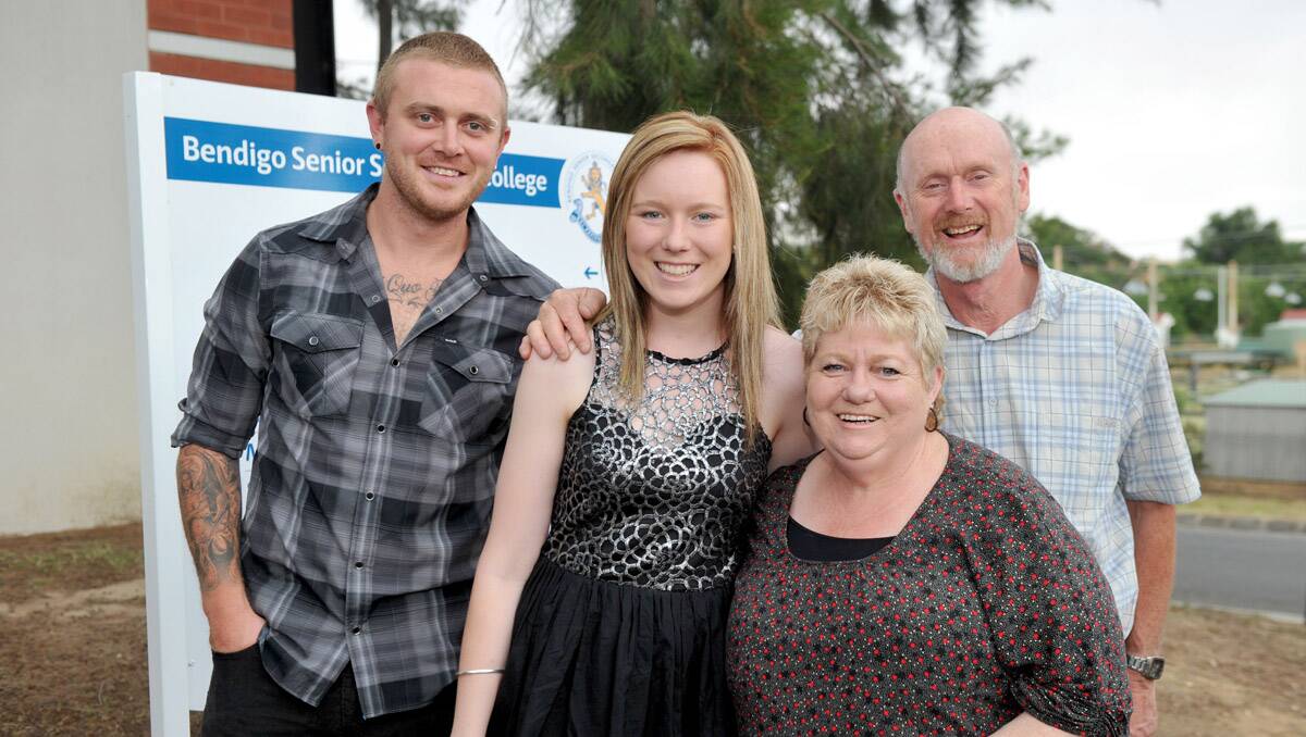 Clint, Alexandra, Maree and Peter Wiegard. Picture: Jodie Donnellan