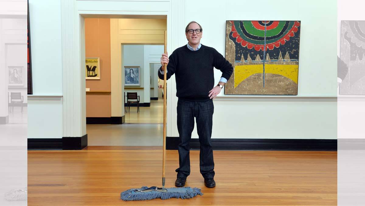 Castlemaine Art Gallery Director Peter Perry. Picture: Brendan McCarthy