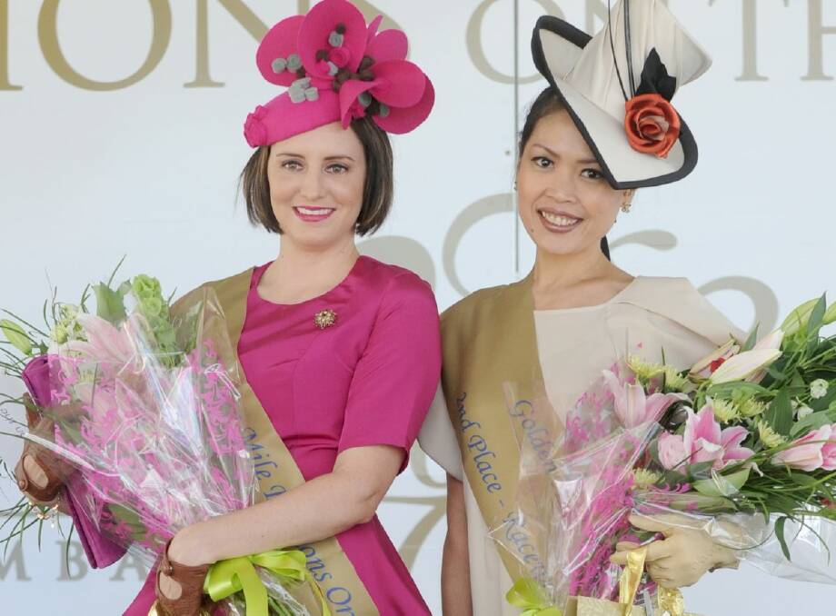STYLE: Lady of the Day Brigette Cox and runner-up Elis Crewes. Picture: JODIE DONNELLAN