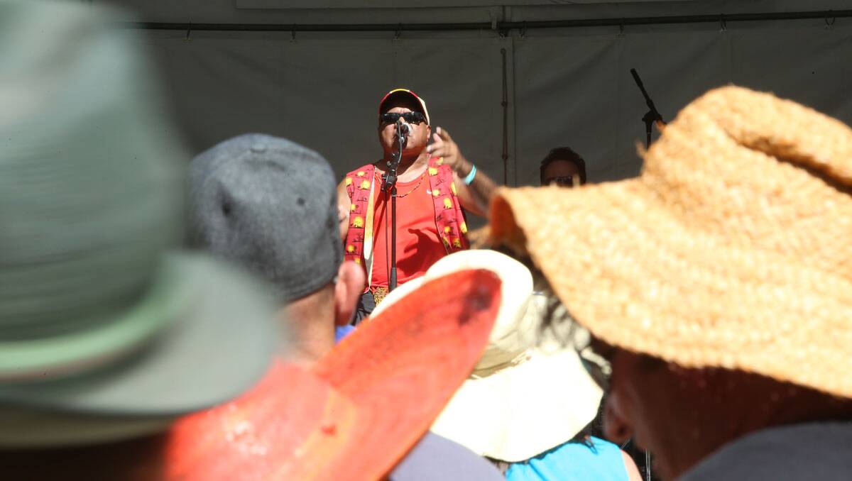 Riverboats Music Festival at Echuca. Archie Roach. Picture: Peter Weaving