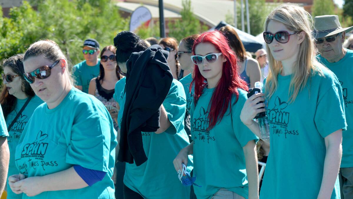 SPAN suicide awareness walk 2013. Picture: Julie Hough