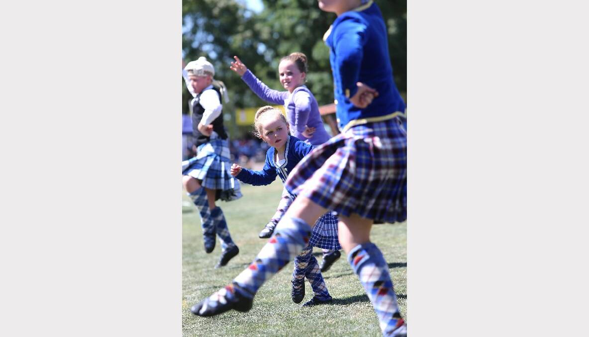Maryborough Highland Gathering. Cailey Finlayson. Picture: Peter Weaving