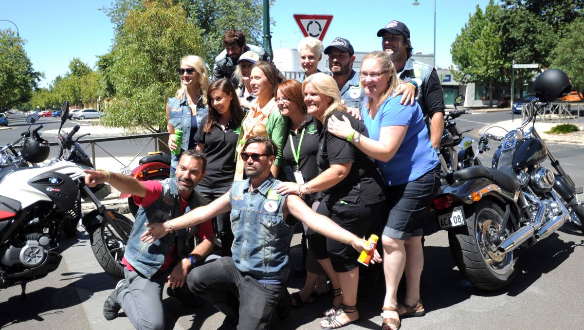 The Rock and Ride group hit Bendigo. Picture: Jodie Donnellan