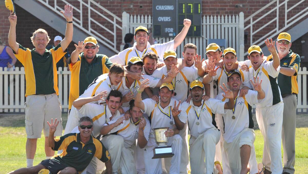 Last year's Murray Valley team celebrate.