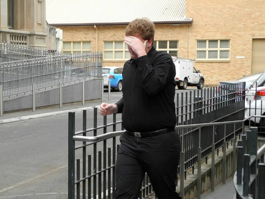 GUILTY: Christopher O’Sullivan, 23, was yesterday ordered to pay back $4300 in stolen cash to the Golden Vine. Picture: JODIE DONNELLAN