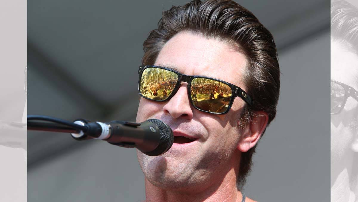 Riverboats Music Festival at Echuca. Pete Murray. Picture: Peter Weaving