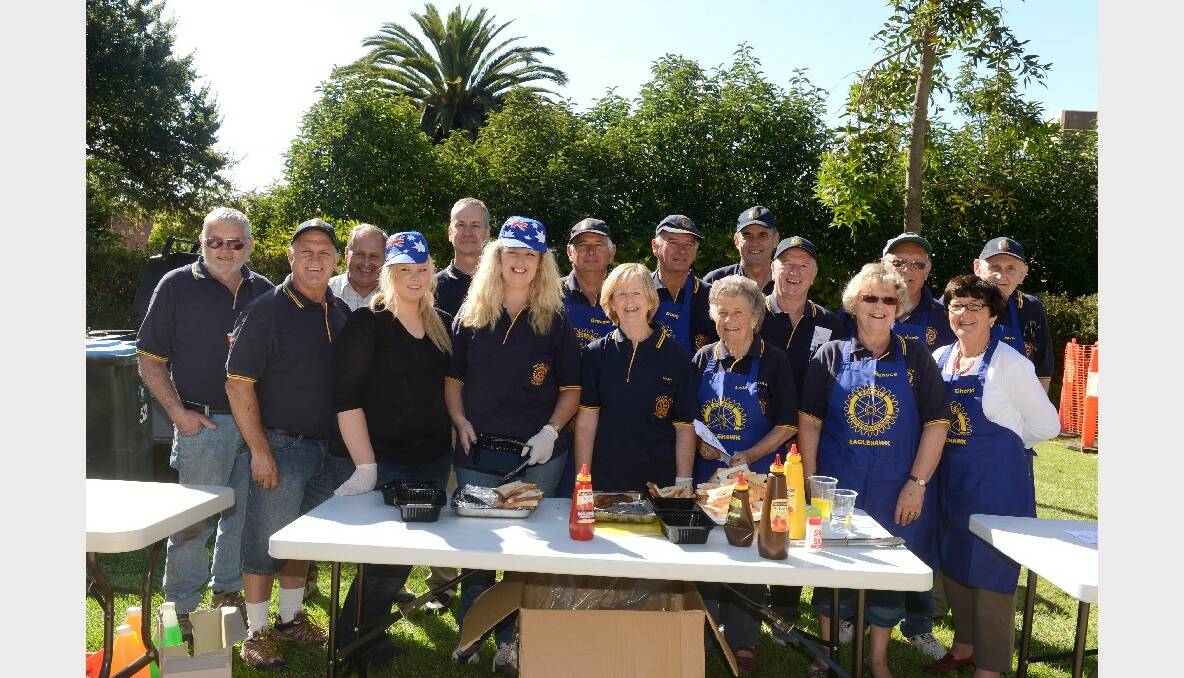 Australia Day celebrations in Eaglehawk. Rotary Club of Eaglehawk. Picture: Jim Aldersey