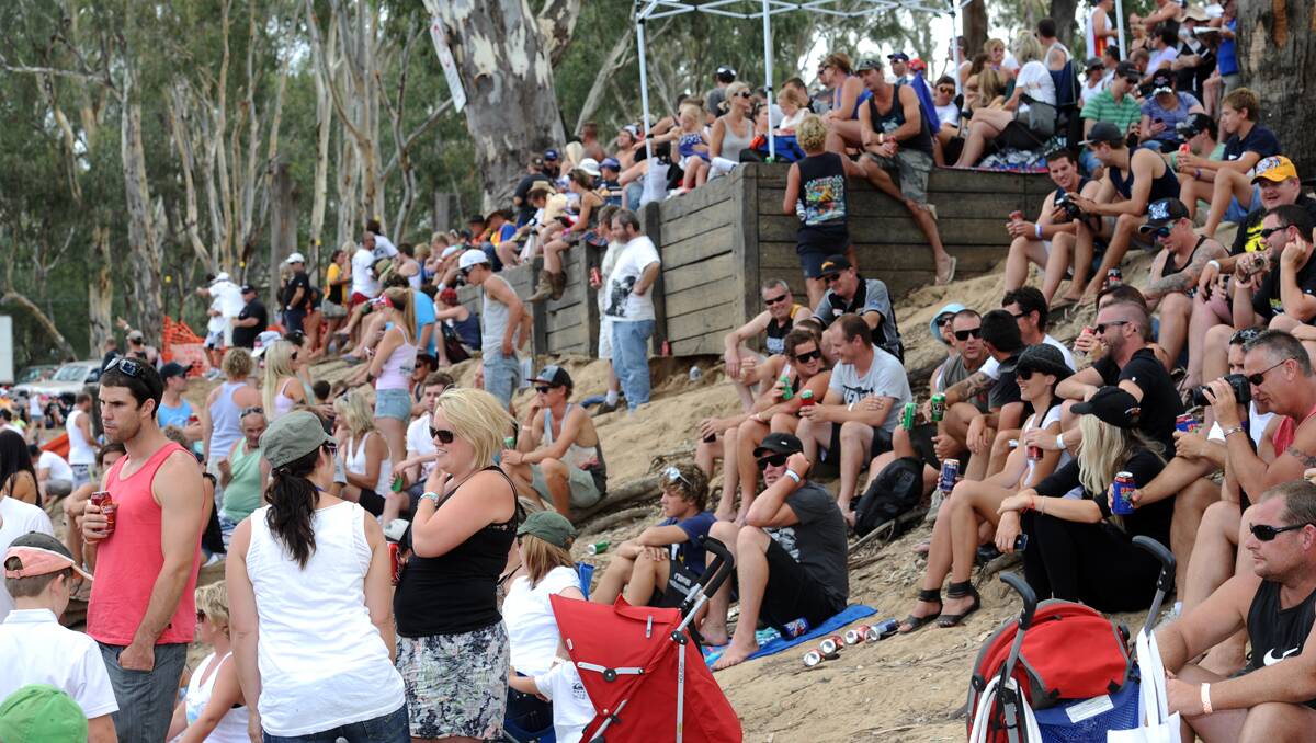 Crowds at the Southern 80 last year. Picture: Julie Hough
