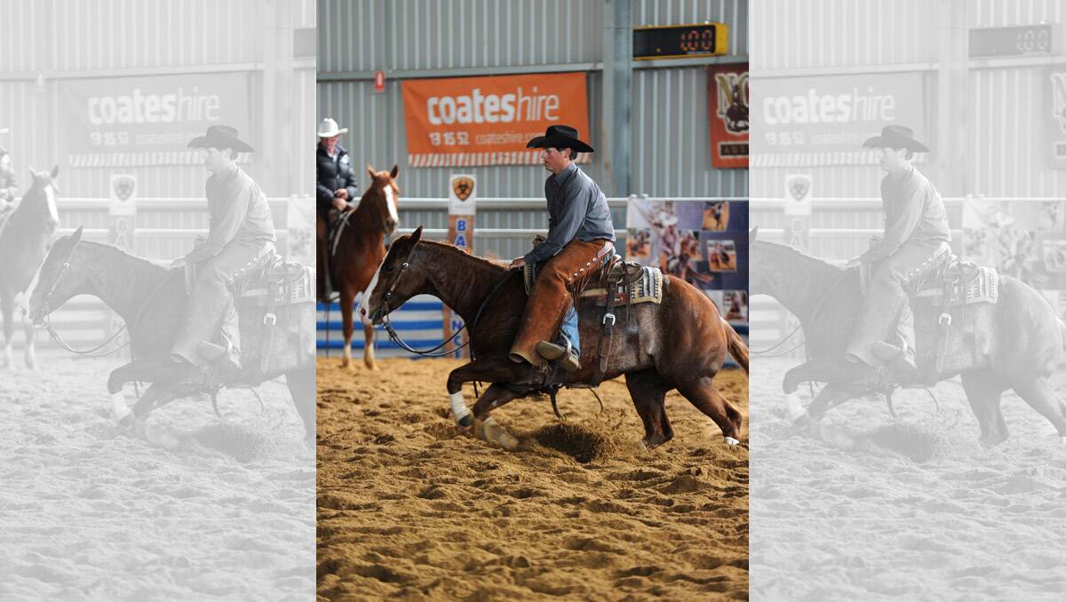Competing is Heath Sinclair from Bell, Qld.   Picture: Jodie Donnellan 