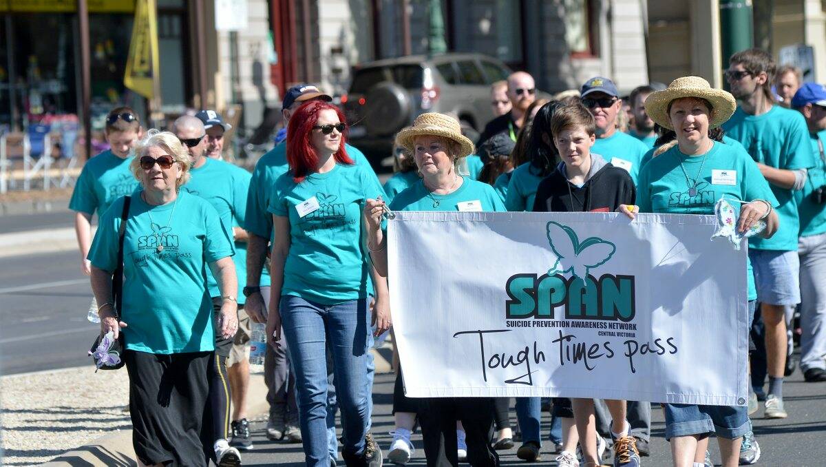 SPAN walk spreads suicide prevention message