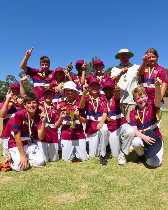 BDCA under-12 B grade premiers Sandhurst. Picture by Sandhurst Cricket Club Facebook page