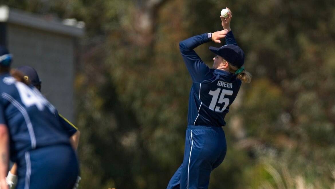 Bendigo's Cailin Green has been named in the Premier Cricket women's Team of the Season for 2023-24. Picture by CM Thomas Photography