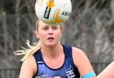 Emmie Banfield was a pillar of strength in defence for Strathfieldsaye in Saturday's 20-goal win over Golden Square. File picture by Darren Howe