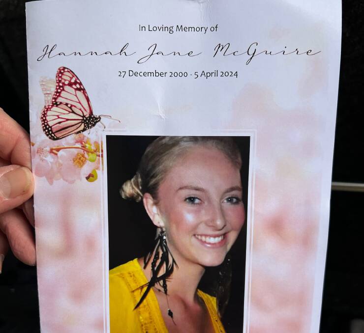 'Let us carry forward her legacy'. Around 600 gathered in Ballarat for the funeral of Hannah Jane McGuire. 
